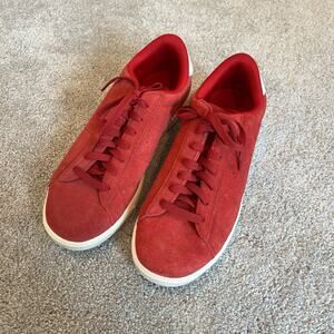 Nike Men's Tennis Classic CS Red Suede Casual‎ Sneakers Size 8